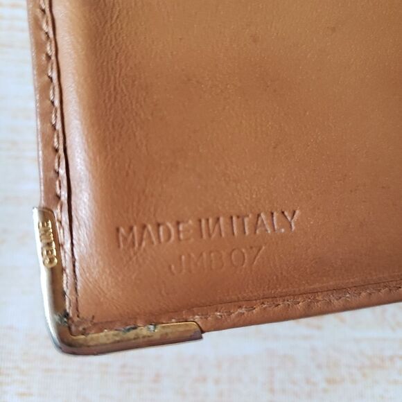 Authentic Celine Paris Macadam Dark Brown Tan Bifold Wallet Unisex Vintage - Picture 12 of 16